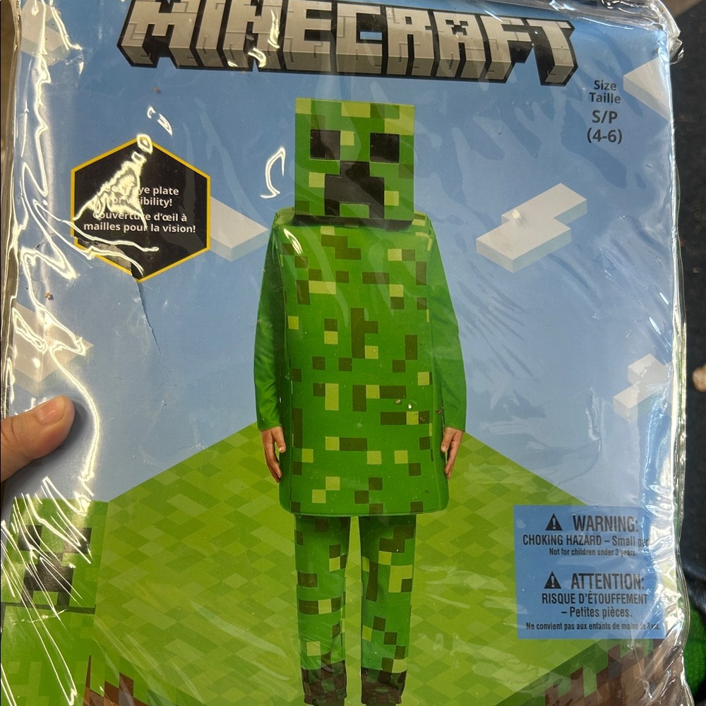 Creeper Kids Halloween Costume - Green